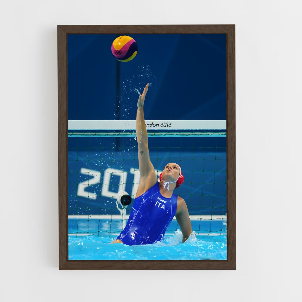Poster Splash Énergique – affiche Water-polo (vue 5)